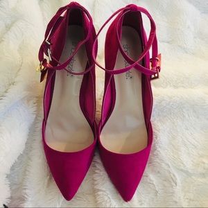 shoedazzle pink heels